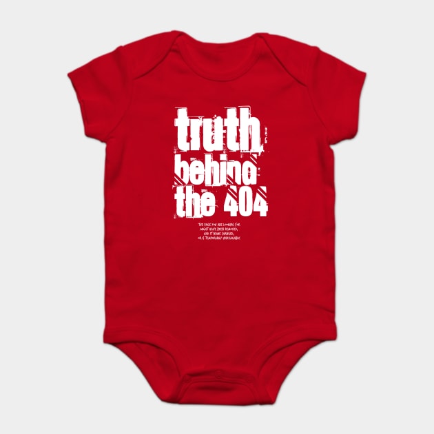 Page Not Found 404 Baby Bodysuit by Little Big